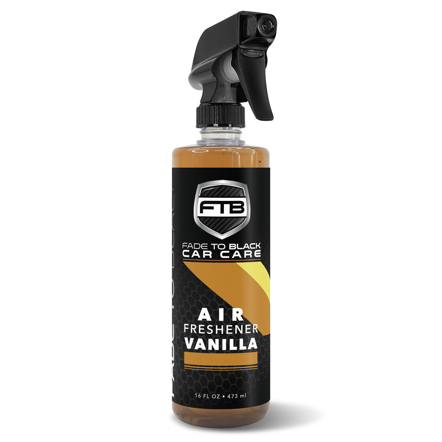 Fade To Black Car Care Air Freshener Vanilla 16oz Spray