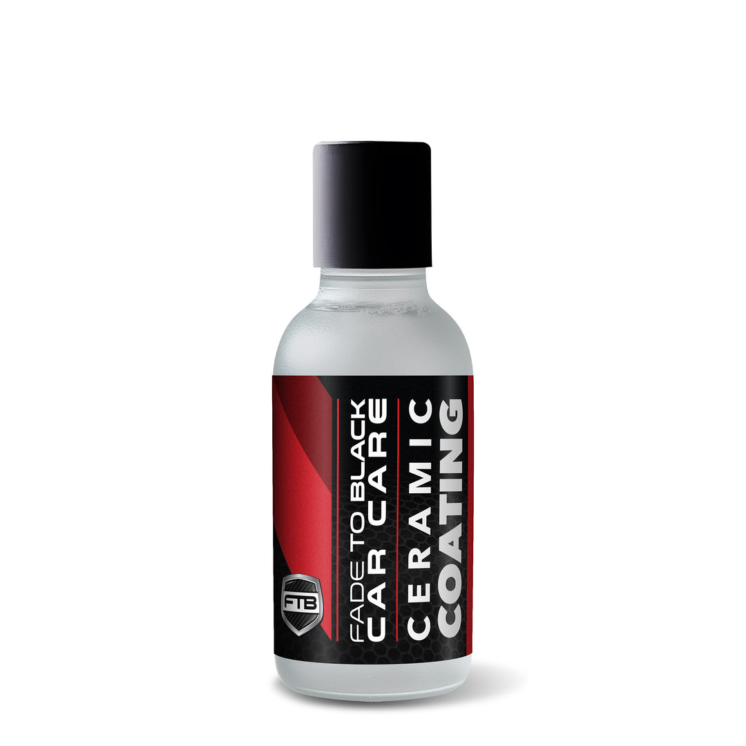 Fade To Black Car Care Ceramic Coating 2 oz Glass Bottle