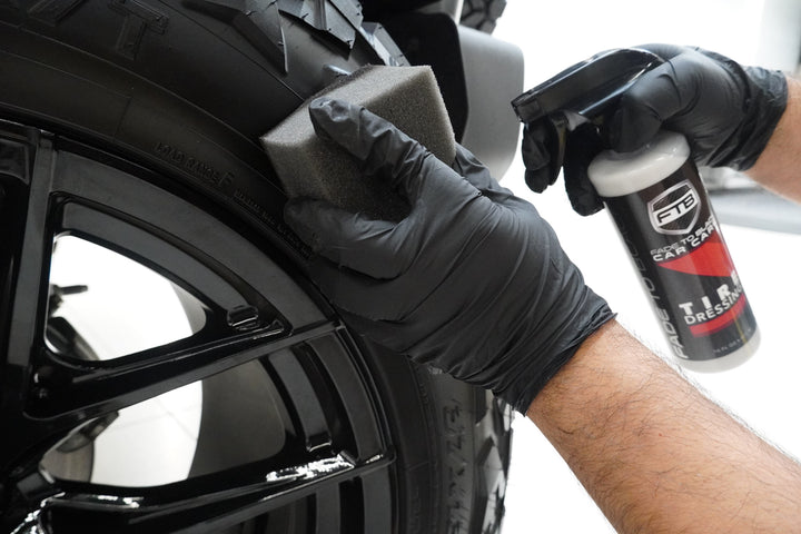 Fade To Black Car Care Tire Dressing Usage